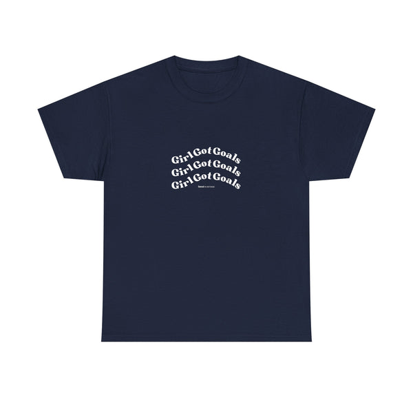 Girl Got Goals Unisex Heavy Cotton Tee