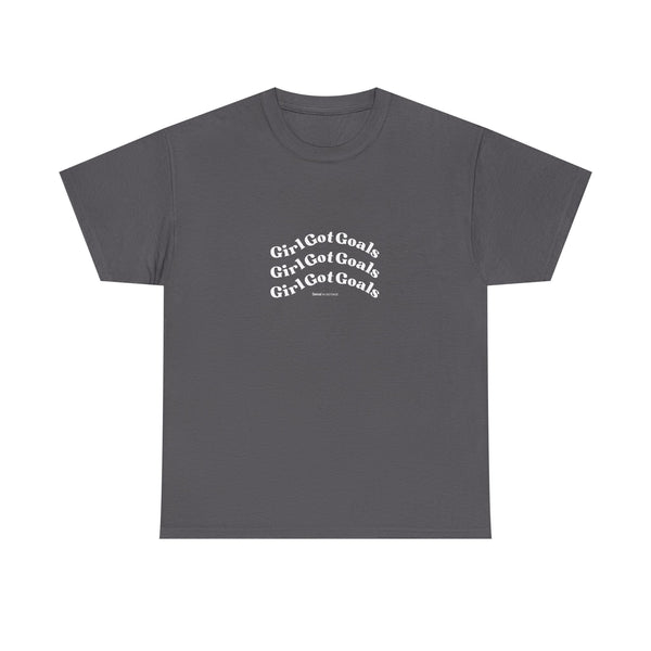 Girl Got Goals Unisex Heavy Cotton Tee
