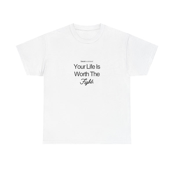 Worth The Fight Unisex Heavy Cotton Tee