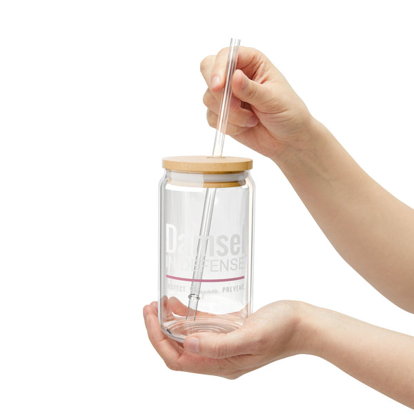 Protect Prepare Prevent Sipper Glass, 16oz