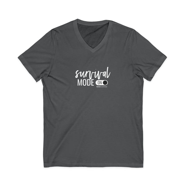 Survival Mode Jersey Short Sleeve V-Neck Tee