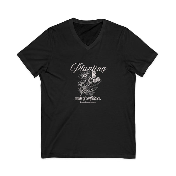 Seeds of Confidence Jersey Short Sleeve V-Neck Tee