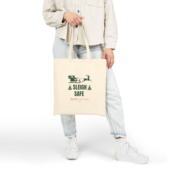 Sleigh Safe Canvas Tote Bag