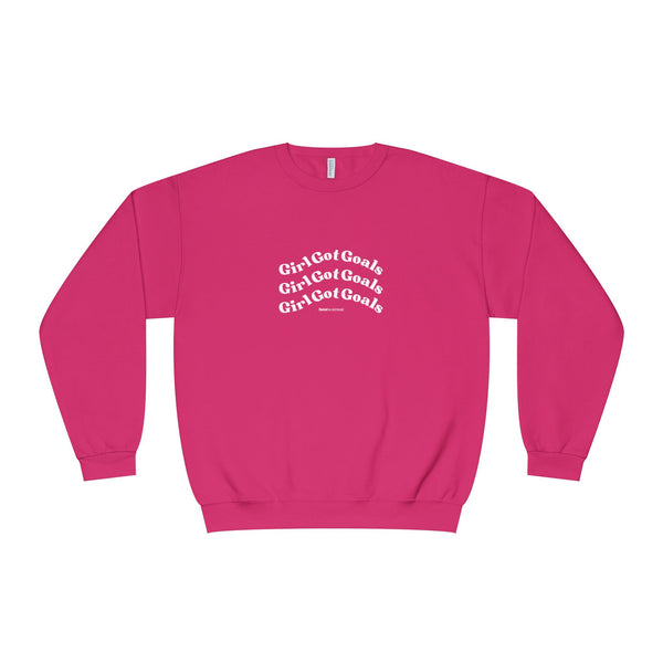Girl Got Goals Unisex NuBlend® Crewneck Sweatshirt