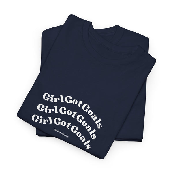 Girl Got Goals Unisex Heavy Cotton Tee