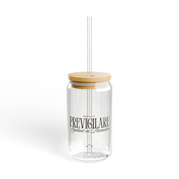 Vigilant in Prevention Sipper Glass, 16oz