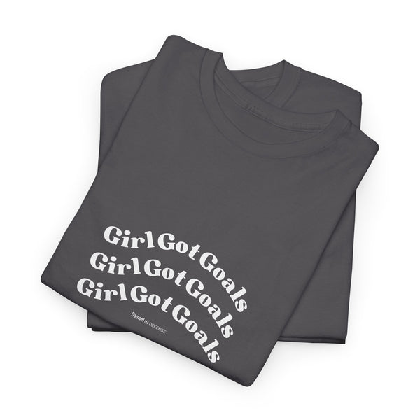 Girl Got Goals Unisex Heavy Cotton Tee