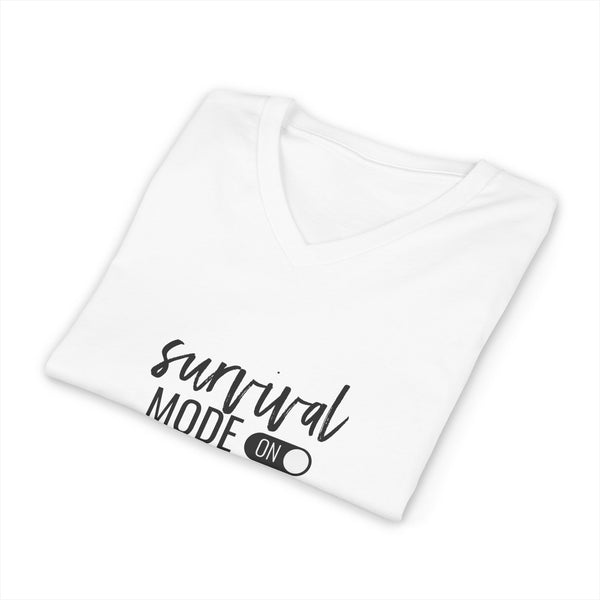 Survival Mode Jersey Short Sleeve V-Neck Tee