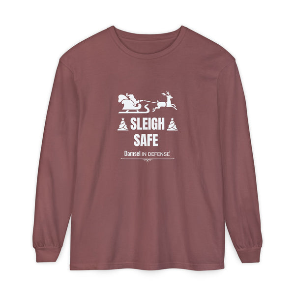 Sleigh Safe (white) Long Sleeve T-Shirt
