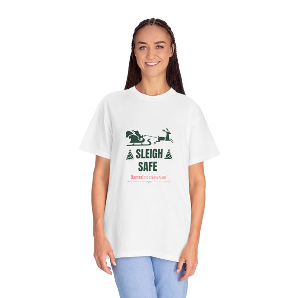 Sleigh Safe Unisex Garment-Dyed T-shirt