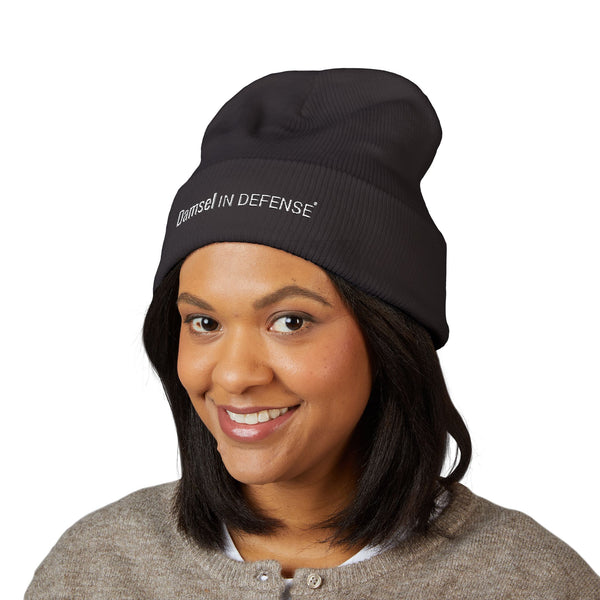 Damsel Classic Cuffed Beanie (Embroidery)