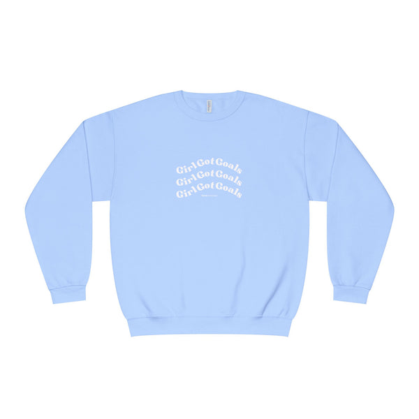 Girl Got Goals Unisex NuBlend® Crewneck Sweatshirt