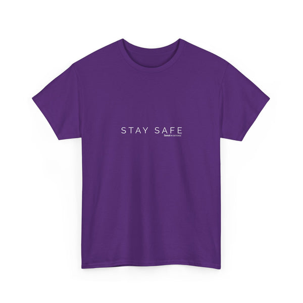 Stay Safe Unisex Heavy Cotton Tee