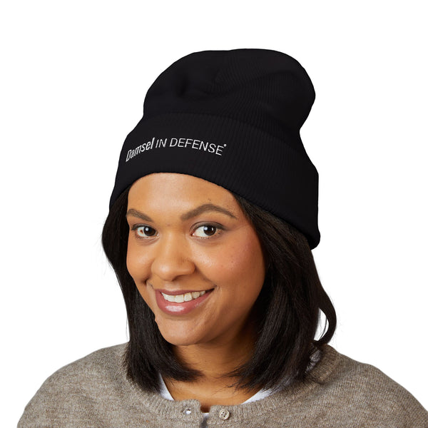 Damsel Classic Cuffed Beanie (Embroidery)