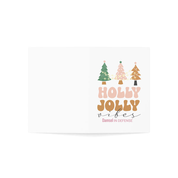 Holly Jolly Vibes Greeting Cards (10, 30, and 50pcs)