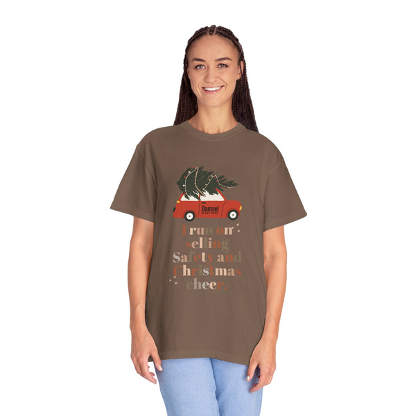 Safety & Christmas Cheer Unisex Garment-Dyed T-shirt