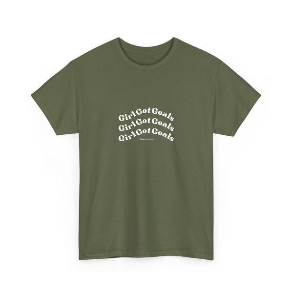 Girl Got Goals Unisex Heavy Cotton Tee