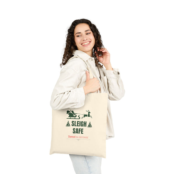 Sleigh Safe Canvas Tote Bag