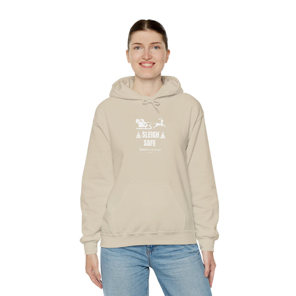 Sleigh Safe (white) Hoodie Sweatshirt