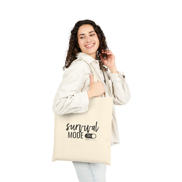 Survival Mode Cotton Canvas Tote Bag