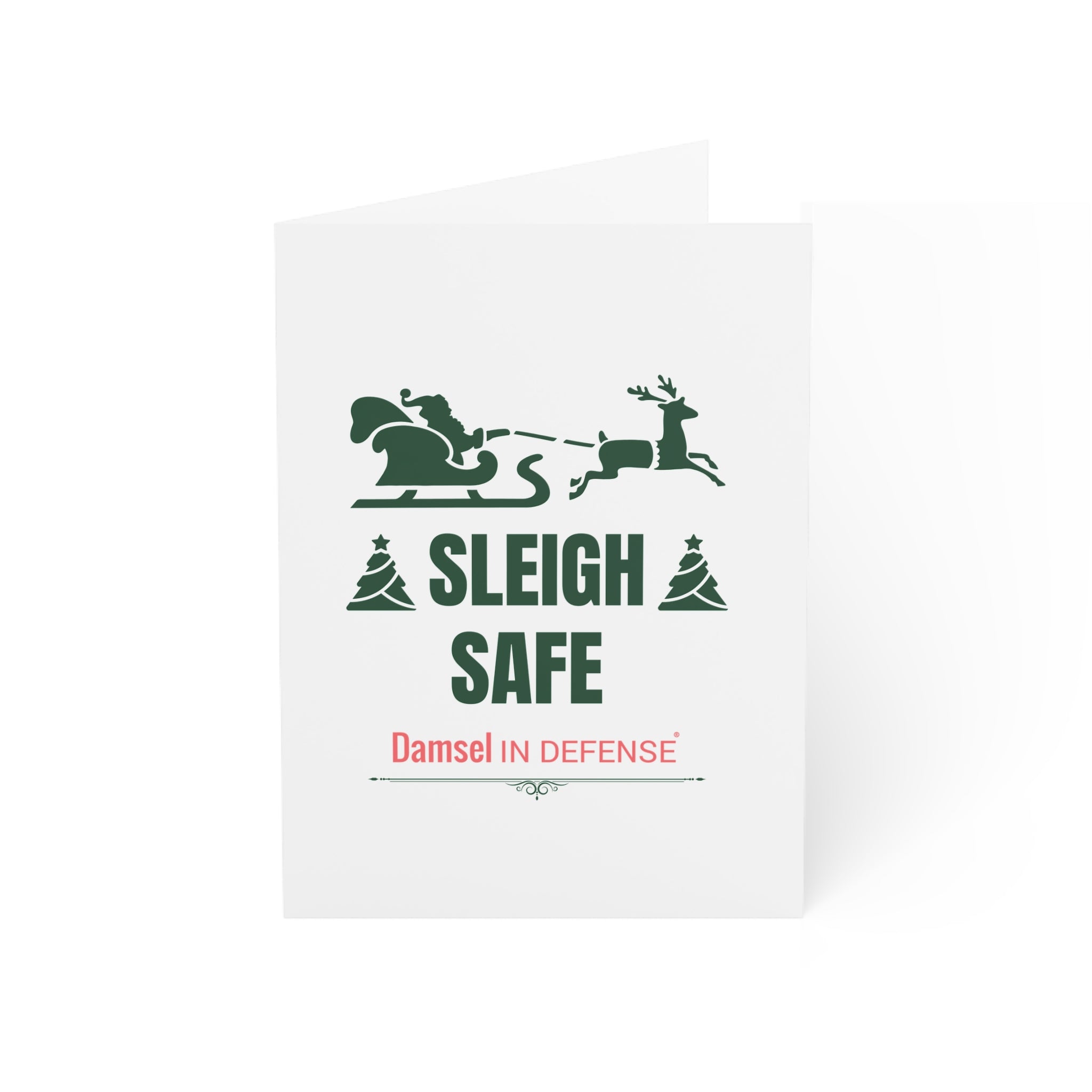 Sleigh Safe Greeting Cards (10, 30, and 50pcs)