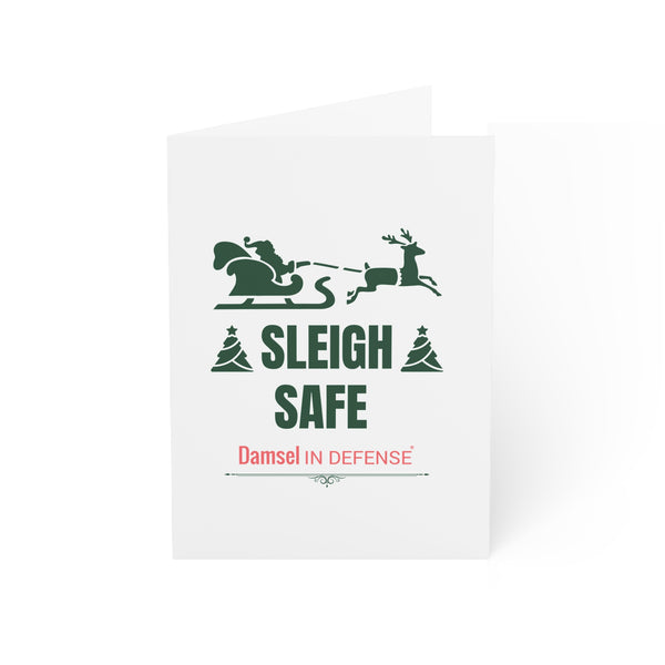 Sleigh Safe Greeting Cards (10, 30, and 50pcs)