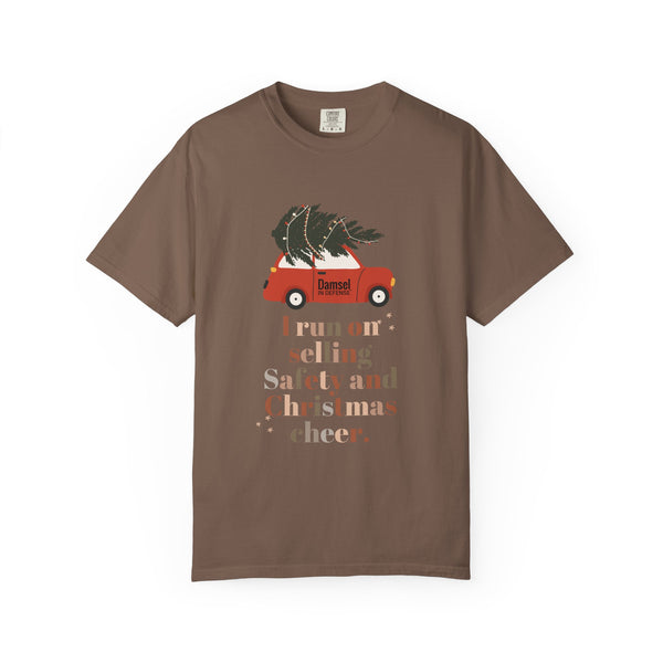 Safety & Christmas Cheer Unisex Garment-Dyed T-shirt