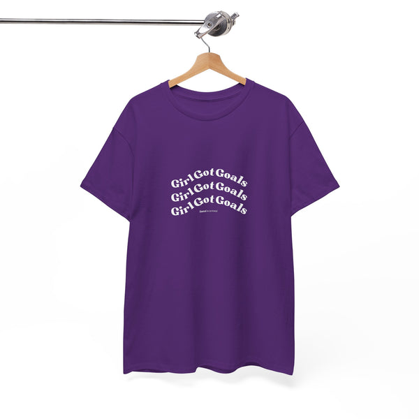 Girl Got Goals Unisex Heavy Cotton Tee