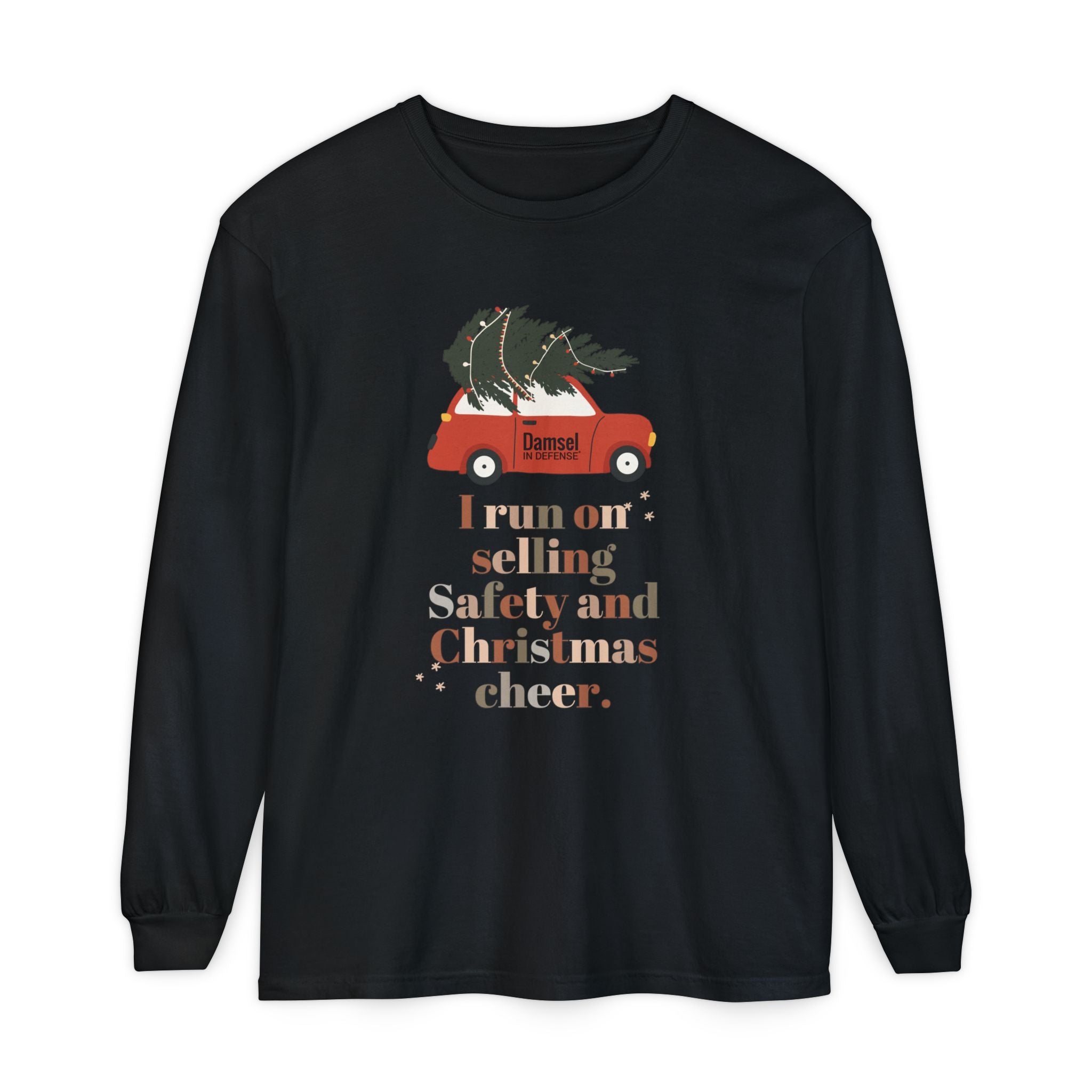 Safety & Christmas Cheer Long Sleeve T-Shirt