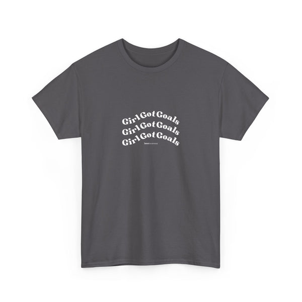 Girl Got Goals Unisex Heavy Cotton Tee