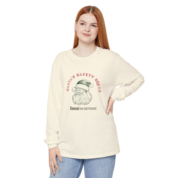 Santa's Safety Squad (green) Long Sleeve T-Shirt