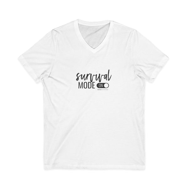 Survival Mode Jersey Short Sleeve V-Neck Tee