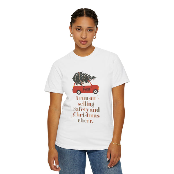 Safety & Christmas Cheer Unisex Garment-Dyed T-shirt