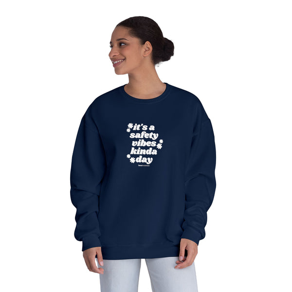 Safety Vibes Unisex NuBlend® Crewneck Sweatshirt
