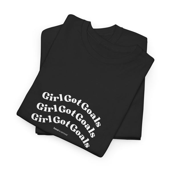 Girl Got Goals Unisex Heavy Cotton Tee
