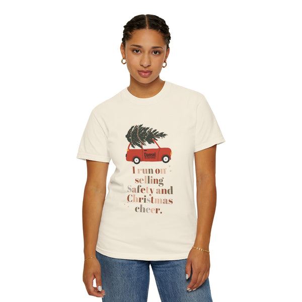 Safety & Christmas Cheer Unisex Garment-Dyed T-shirt