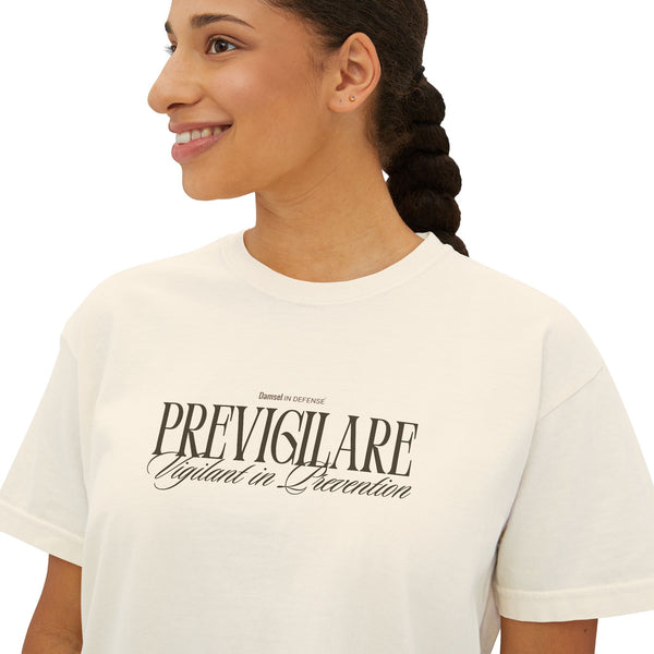 Vigilant in Prevention Women's Boxy Tee