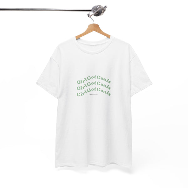 Girl Got Goals Unisex Heavy Cotton Tee