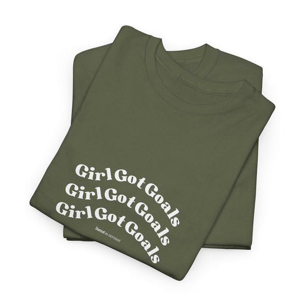 Girl Got Goals Unisex Heavy Cotton Tee