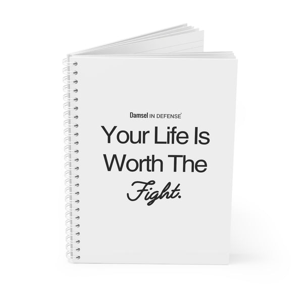 Worth The Fight Spiral Notebook
