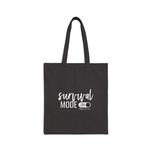 Survival Mode Cotton Canvas Tote Bag