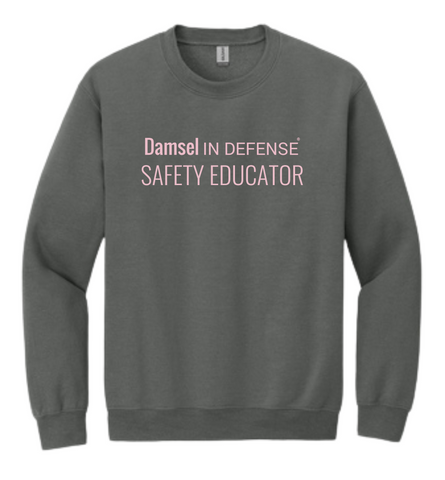 Damsel in Defense Charcoal Crewneck