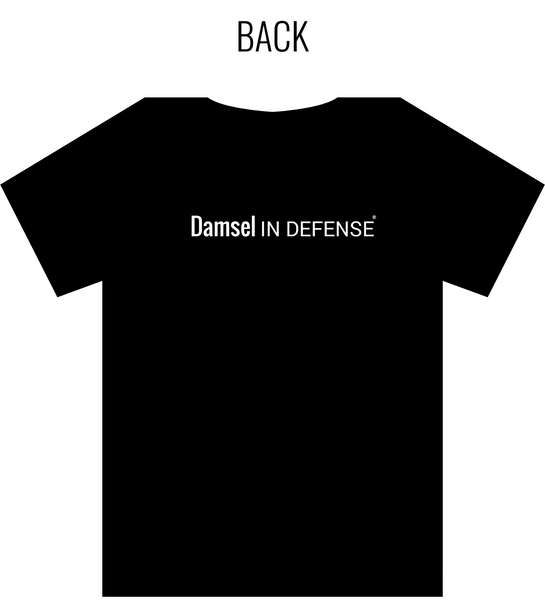 Damsel In Defense Black T-shirt