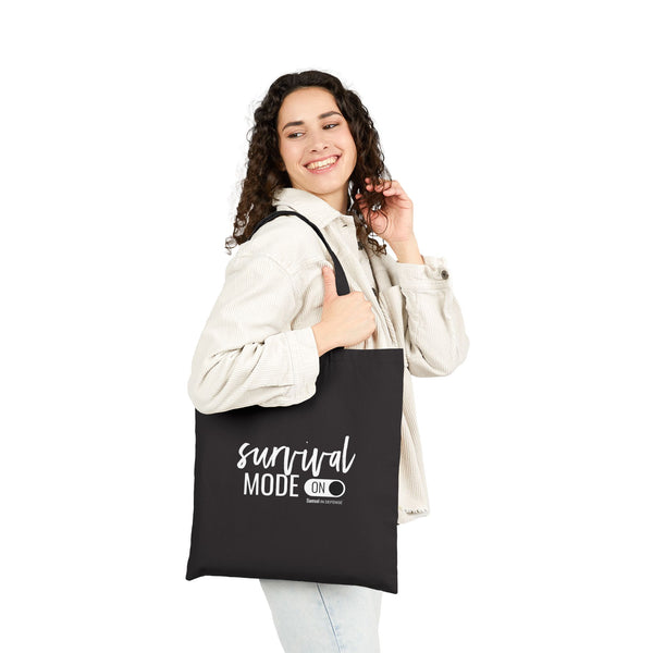 Survival Mode Cotton Canvas Tote Bag