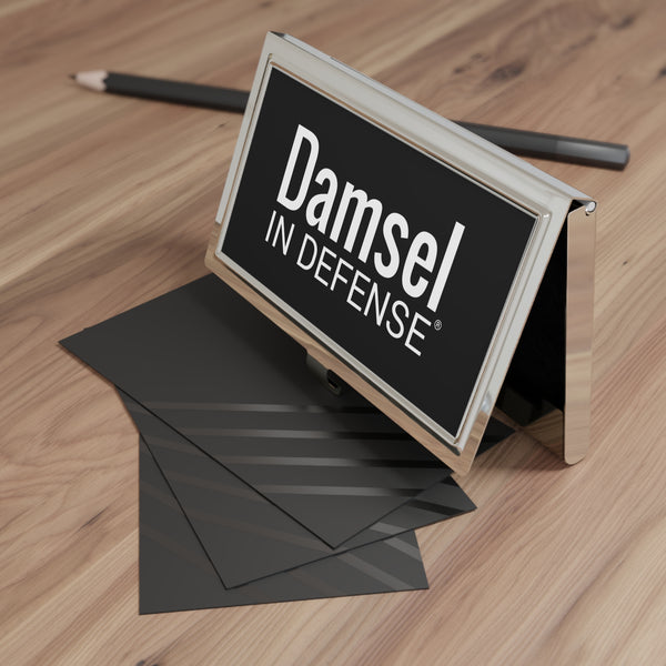 Damsel Logo Business Card Holder