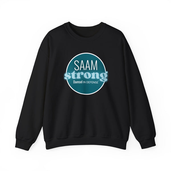 SAAM Strong Unisex Crewneck Sweatshirt - Comfortably Empowering Apparel for Everyday Strength