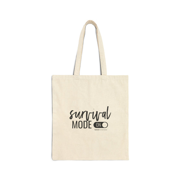 Survival Mode Cotton Canvas Tote Bag