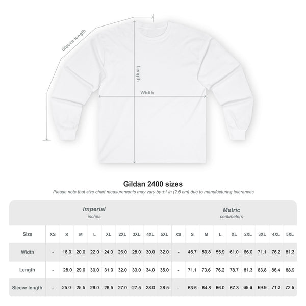 DVA Unisex Ultra Cotton Long Sleeve Tee