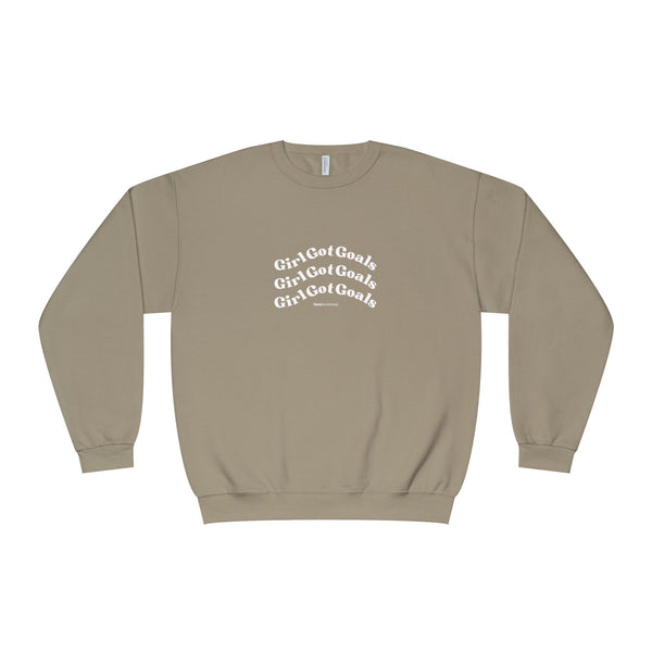 Girl Got Goals Unisex NuBlend® Crewneck Sweatshirt