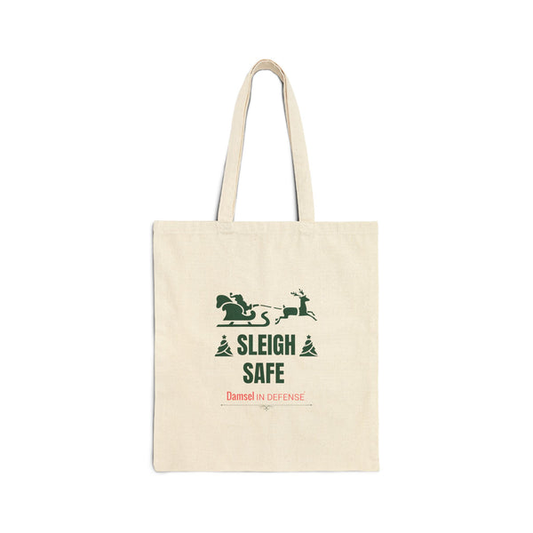 Sleigh Safe Canvas Tote Bag